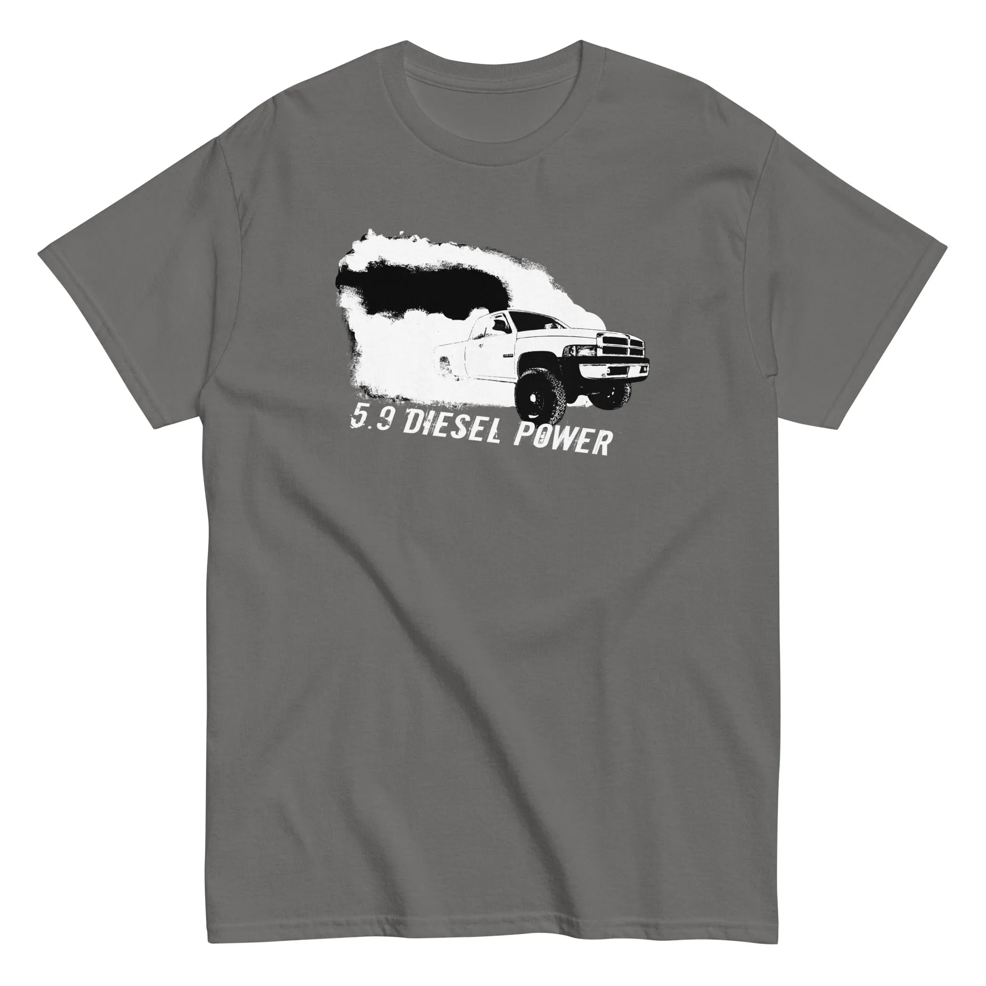 2nd Gen 5.9 Diesel Burnout Rolling Coal T-Shirt