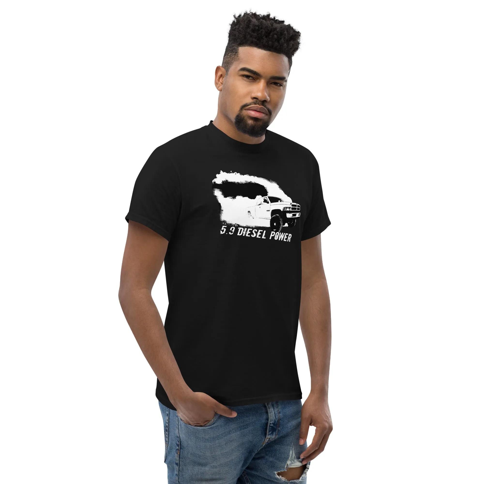 2nd Gen 5.9 Diesel Burnout Rolling Coal T-Shirt