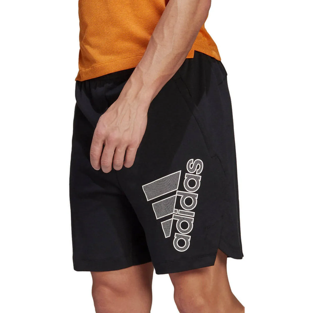 adidas Badge Of Sport 7 Inch Mens Training Shorts - Black