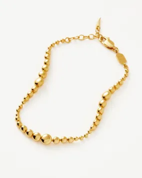 Articulated Beaded Bracelet | 18ct Gold Plated Vermeil