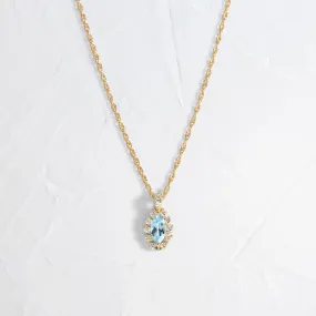 Atoll Necklace, Aquamarine - OOS