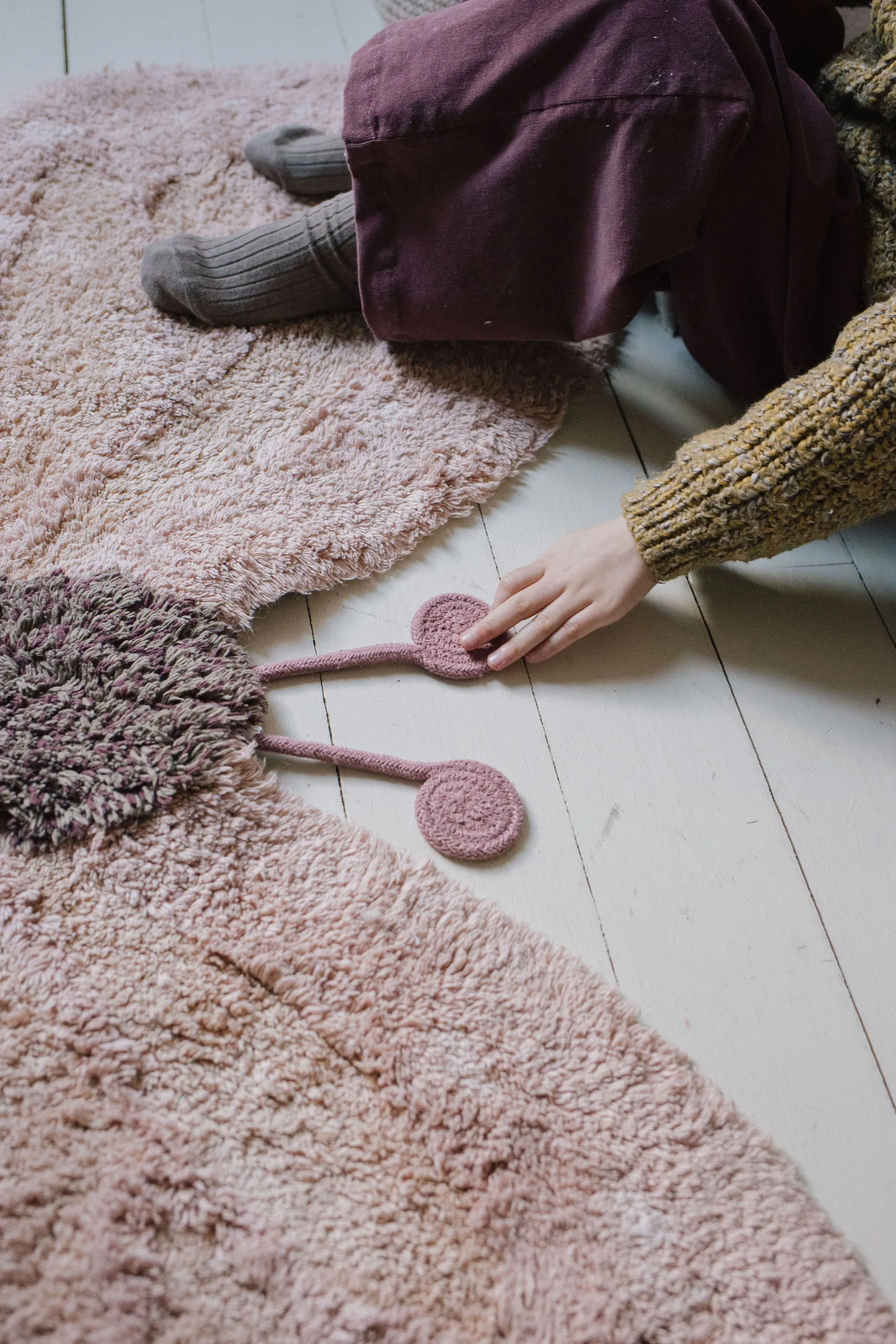 Baby Butterfly Washable Animal Rug