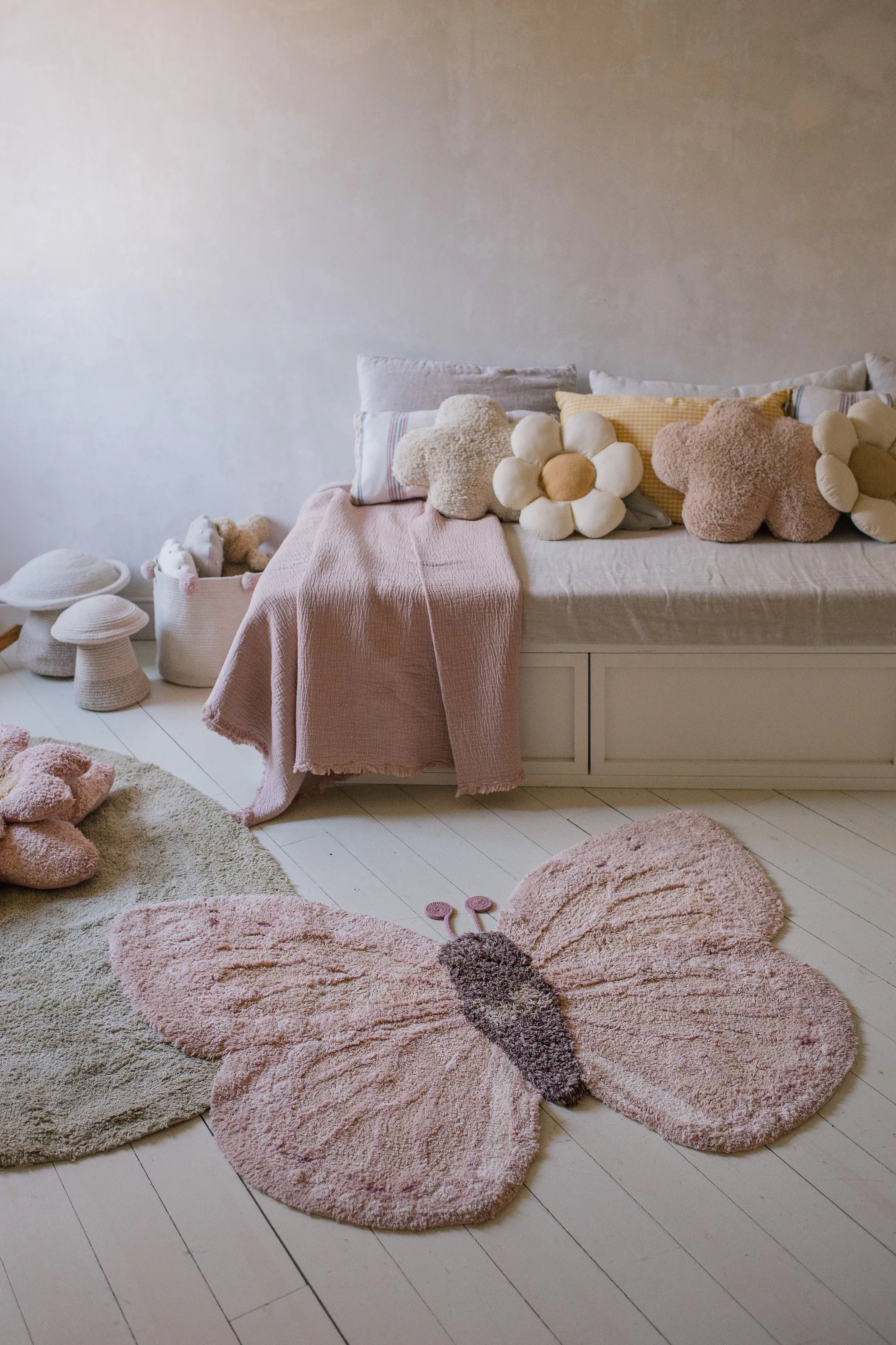 Baby Butterfly Washable Animal Rug