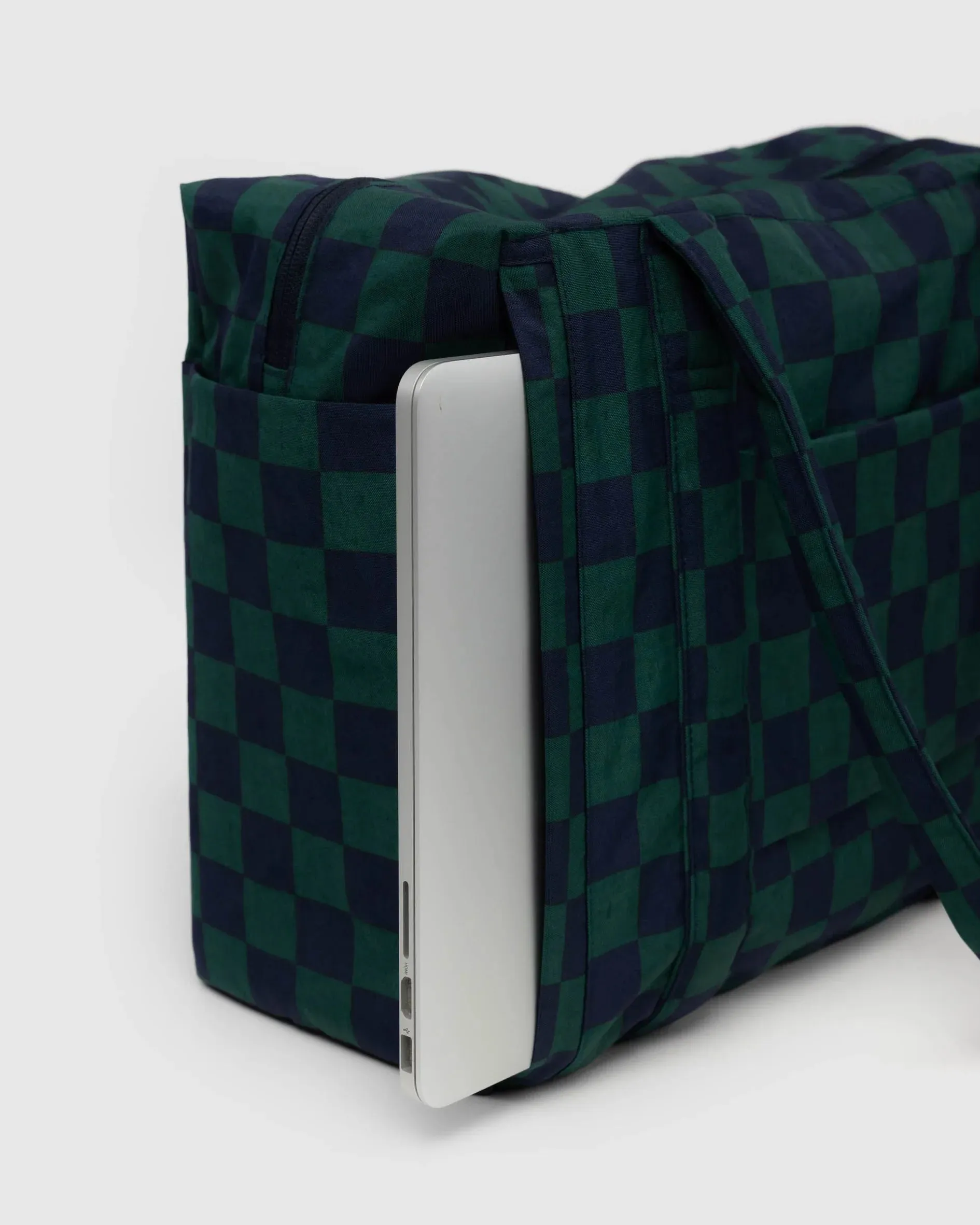 Baggu - Small Cloud Carry On - Navy Green Check