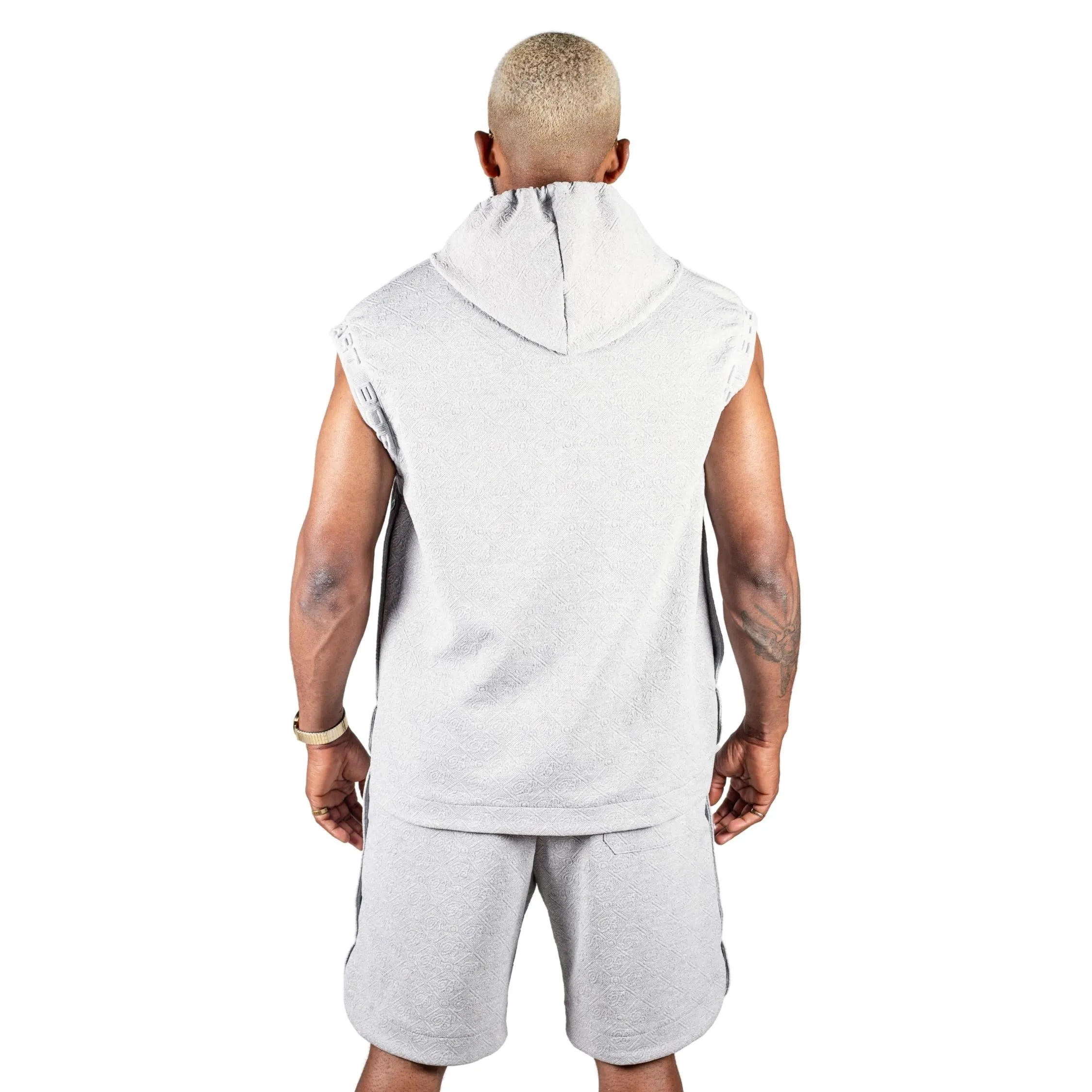 Beyond Collection Hooded Sleeveless Two-Piece