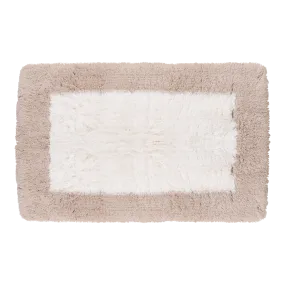 Bicolore Bath Rug Fog/Snow