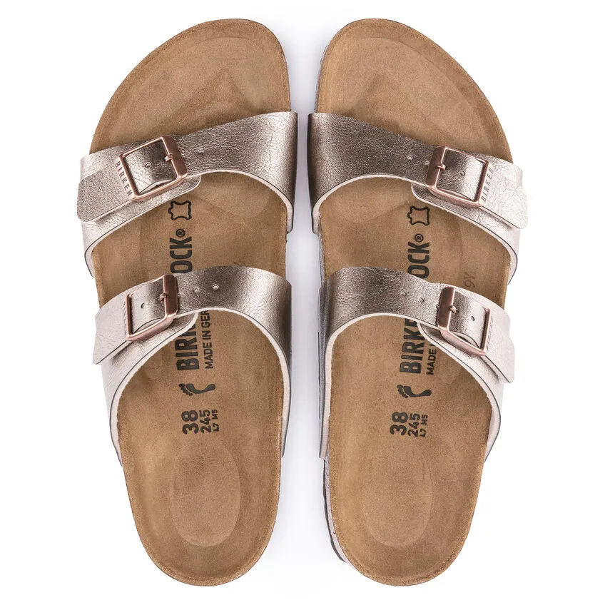 Birkenstock Women's Sydney Birko-Flor (Graceful Taupe - Regular Fit)