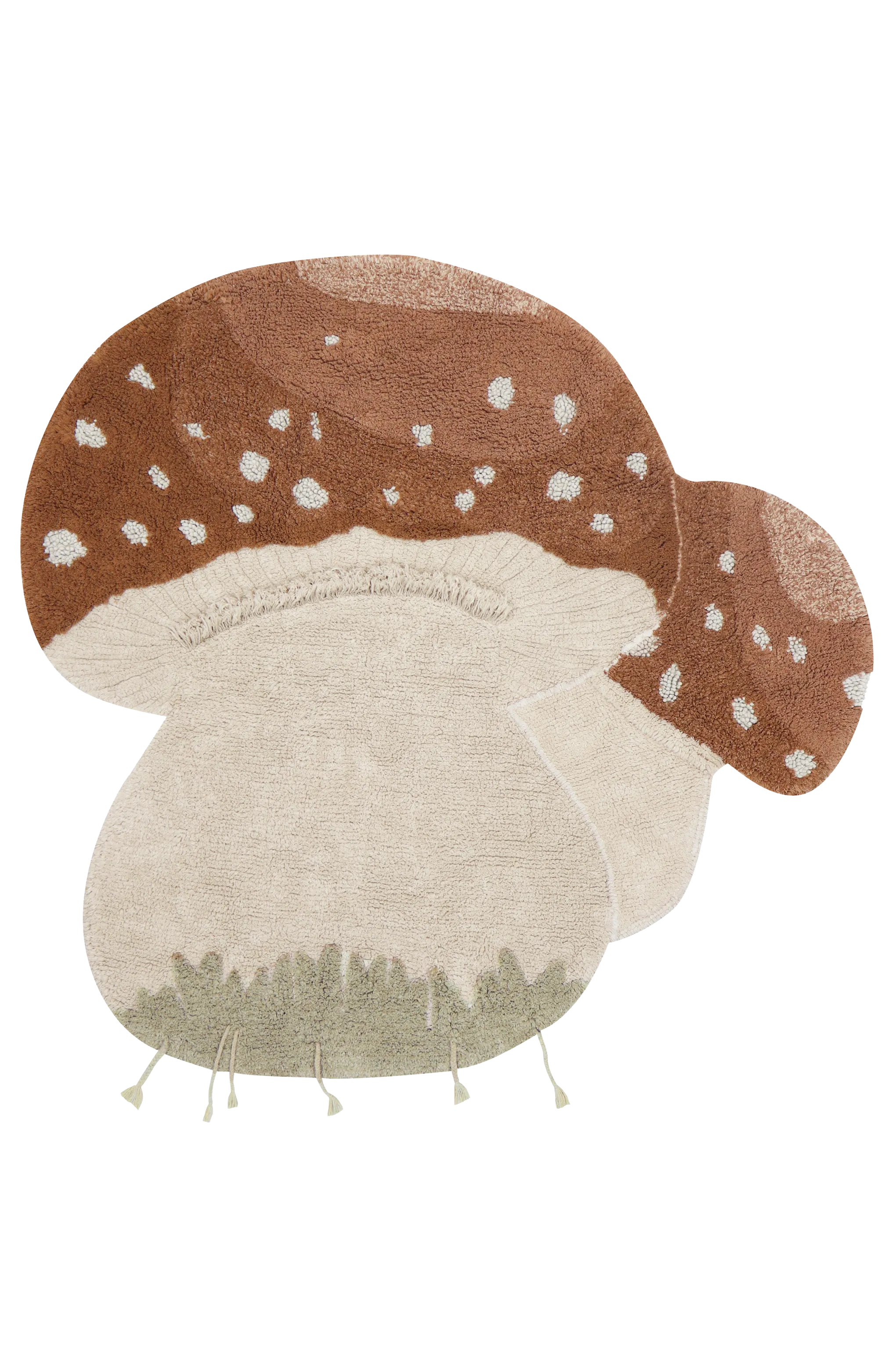 Boletus Mushroom Washable Rug