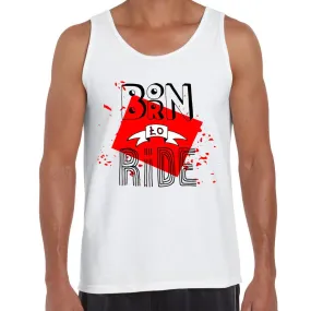 Born to ride Lettering Tank Top