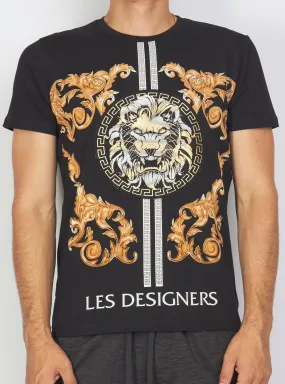 Buyer's Choice T-Shirt - Lion - Black - 3268 01