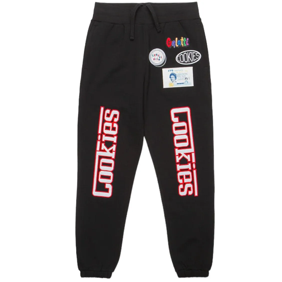 Cookies Enzo Fleece Sweatpants (Black) CM241BKP03