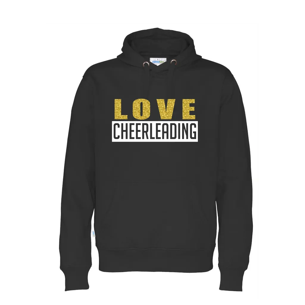 Cottover LOVE CHEERLEADING hoodie (organic)