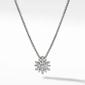 David Yurman Starburst Single Station Diamond Necklace