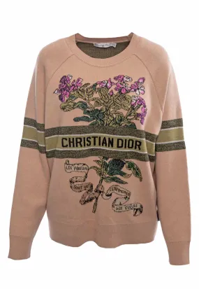 Dior Size 8 Fleurs Bibliques Sweater