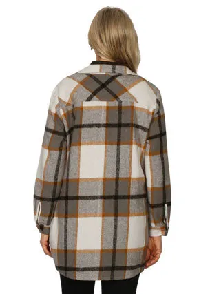 Emily Adams Longer Check Jacket