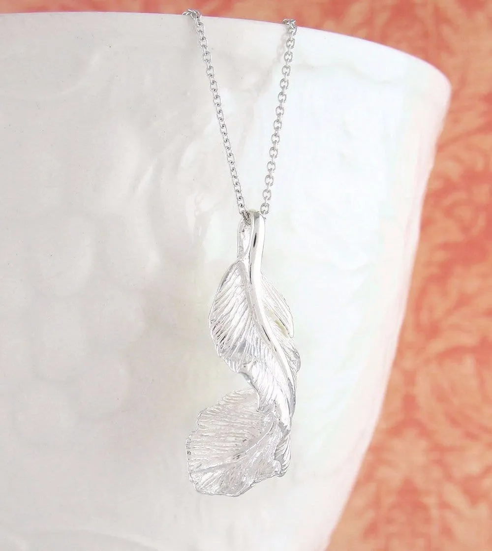 Falling Feather Pendant