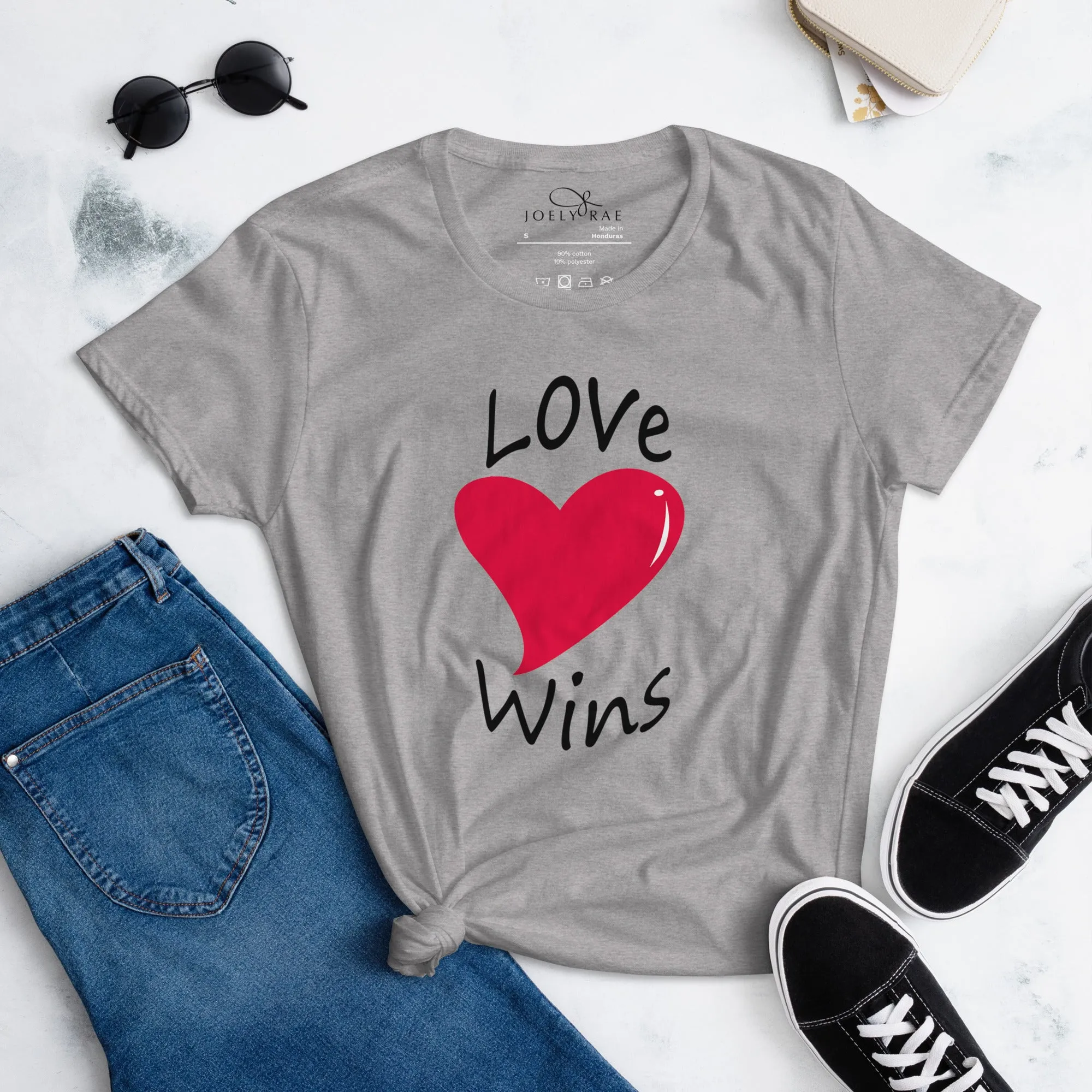 Fitted Love Wins Tee