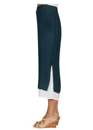 Jillian Breeze Layered Pant (Black or Navy)