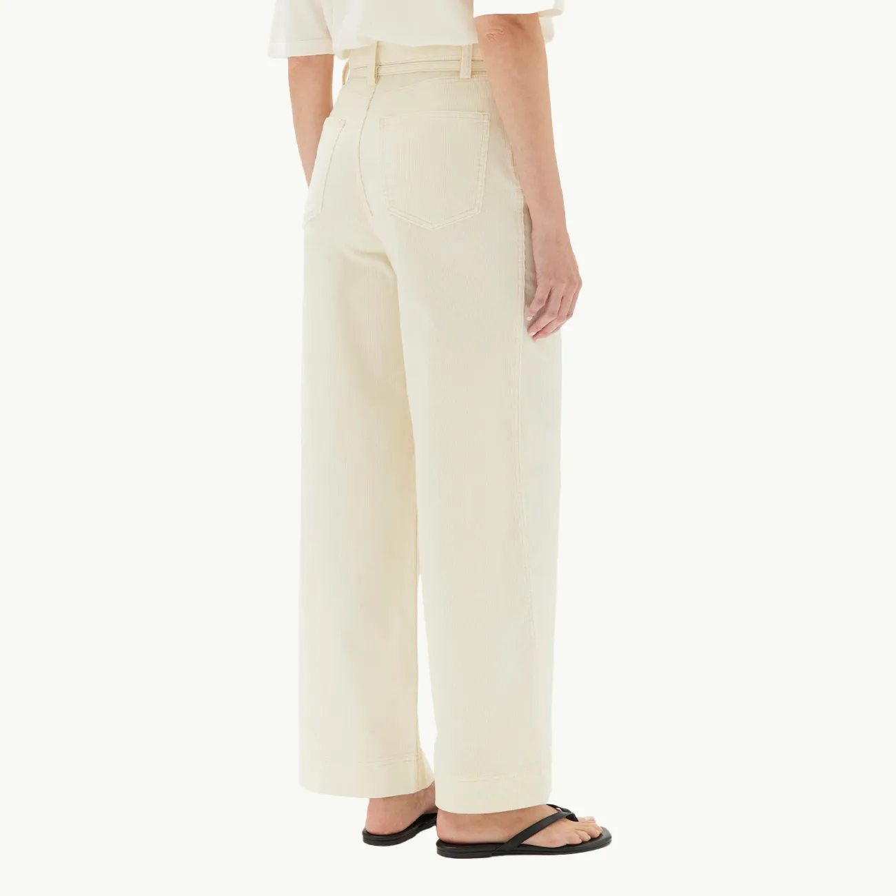 Jolene Cord Trouser - Stone