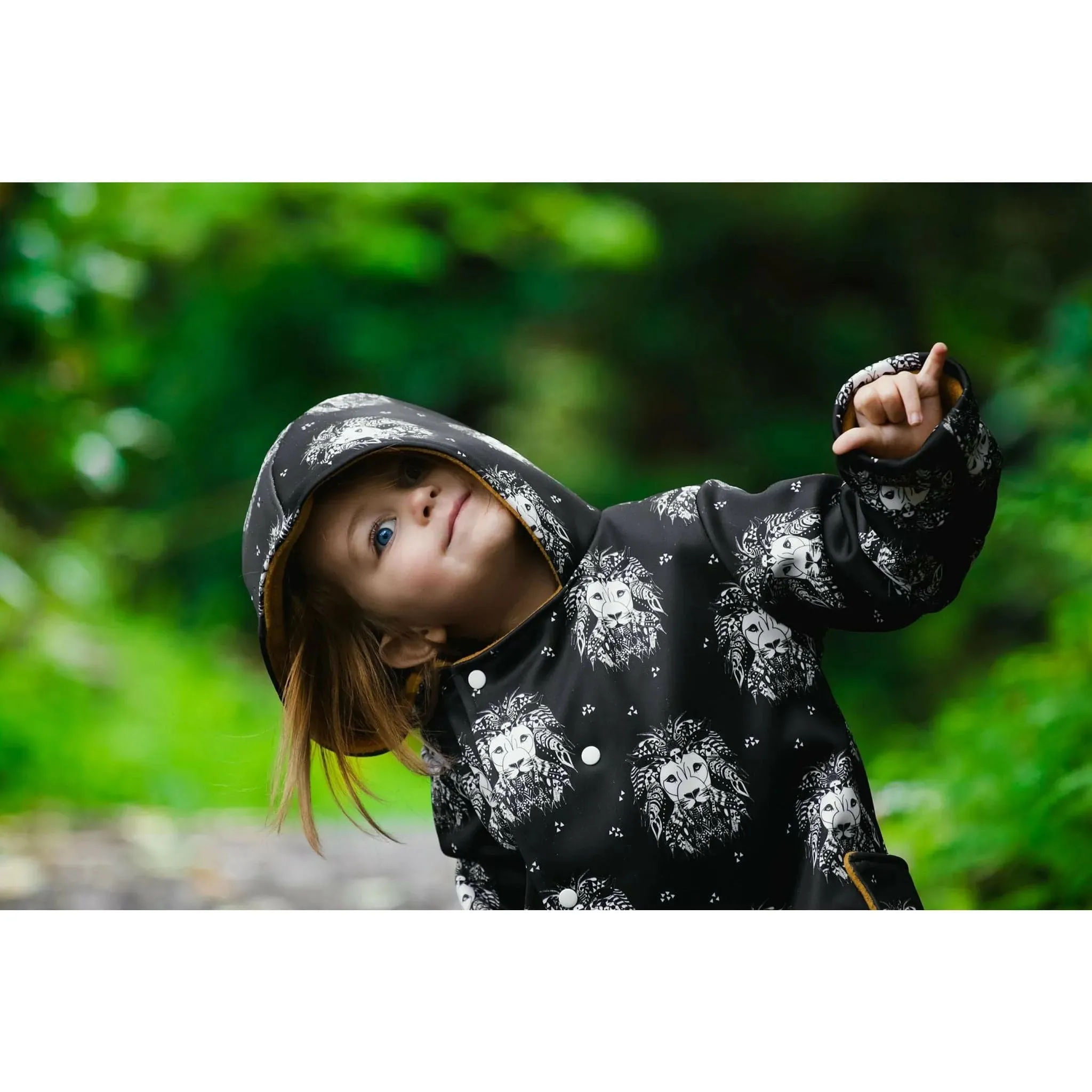 Kids Showerproof Jacket | Lion Noir Splasher