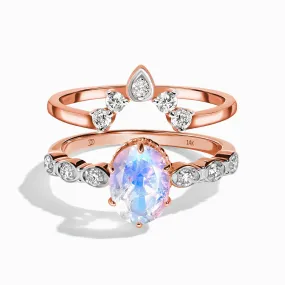 Lab Diamond Mirth Ring & Vow Band