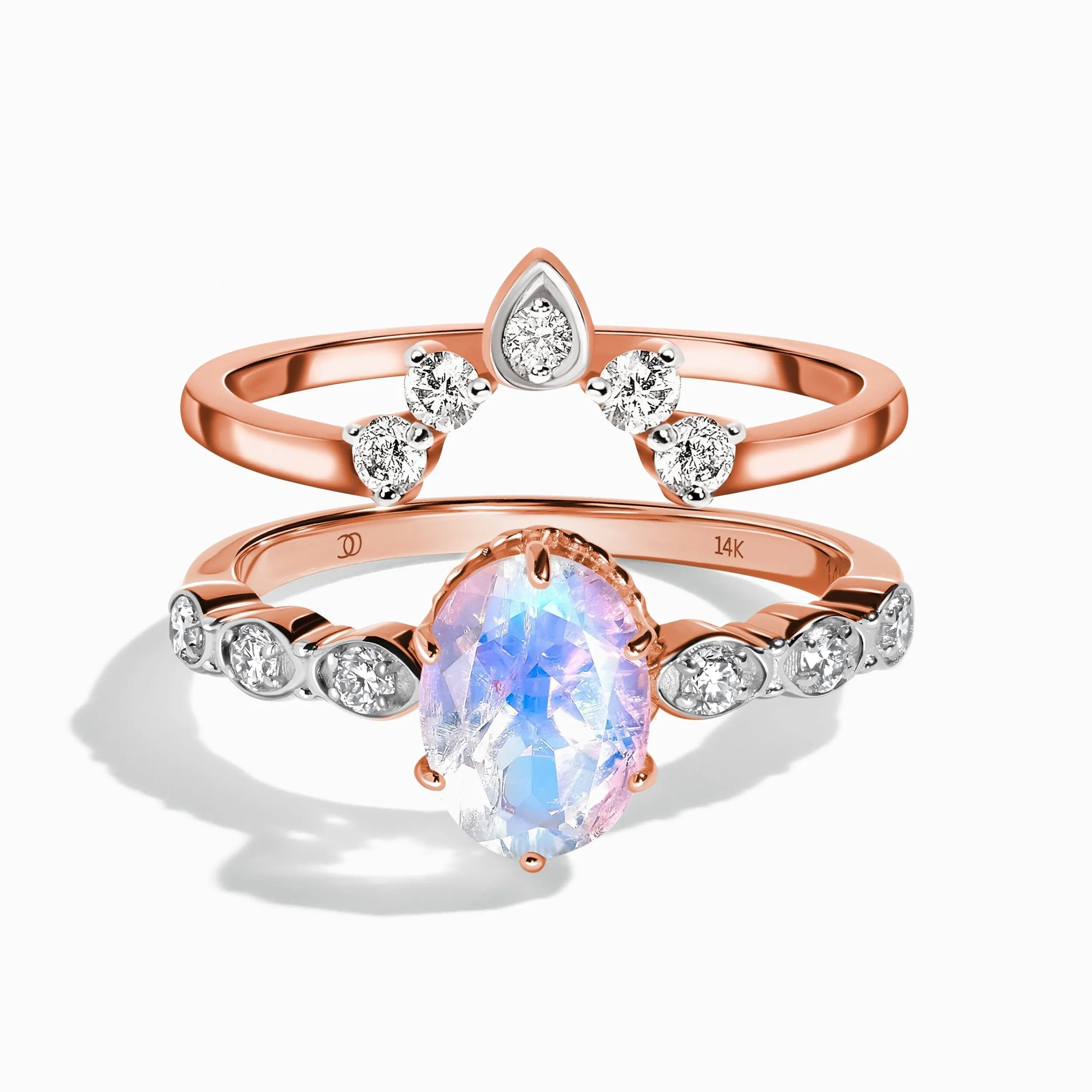 Lab Diamond Mirth Ring & Vow Band