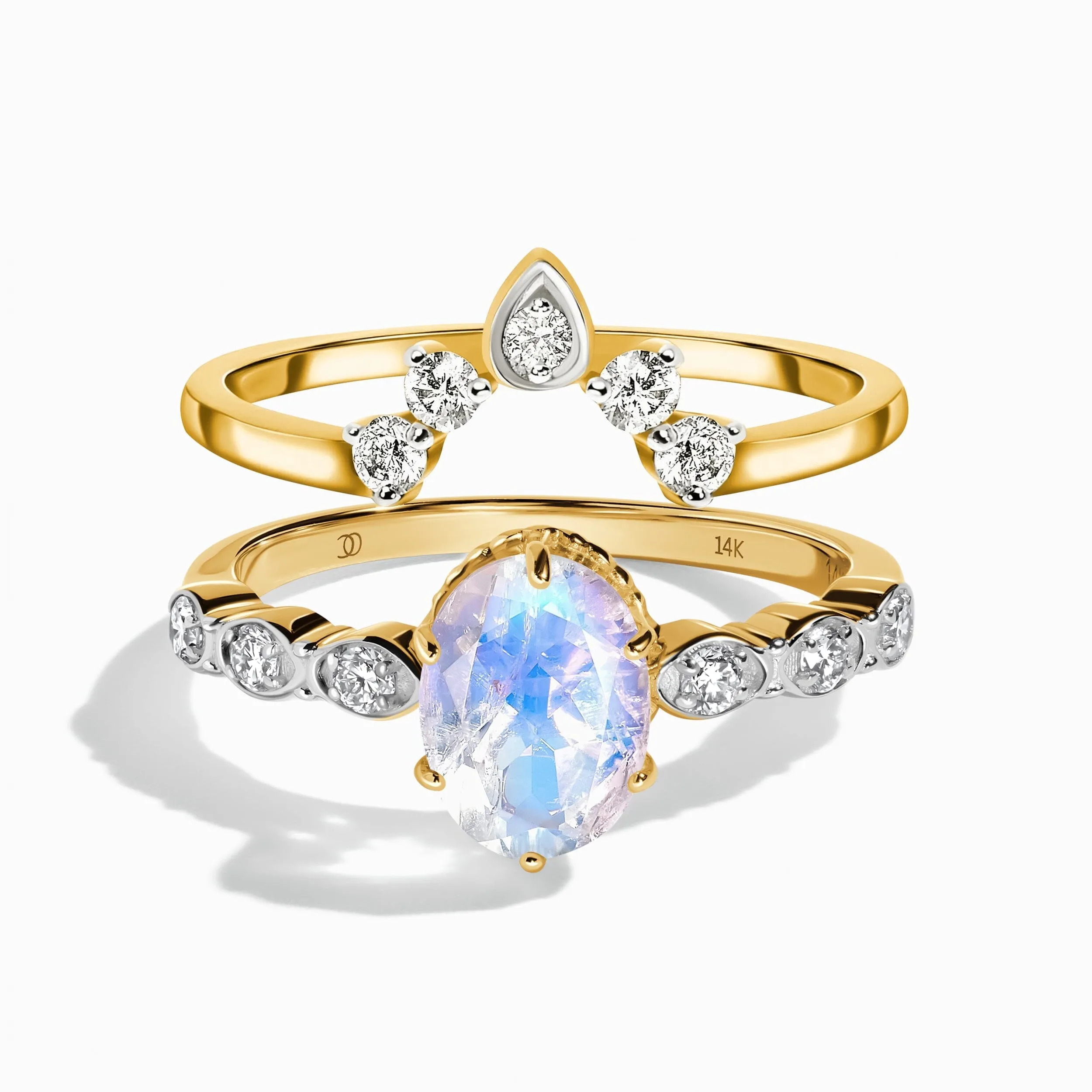 Lab Diamond Mirth Ring & Vow Band