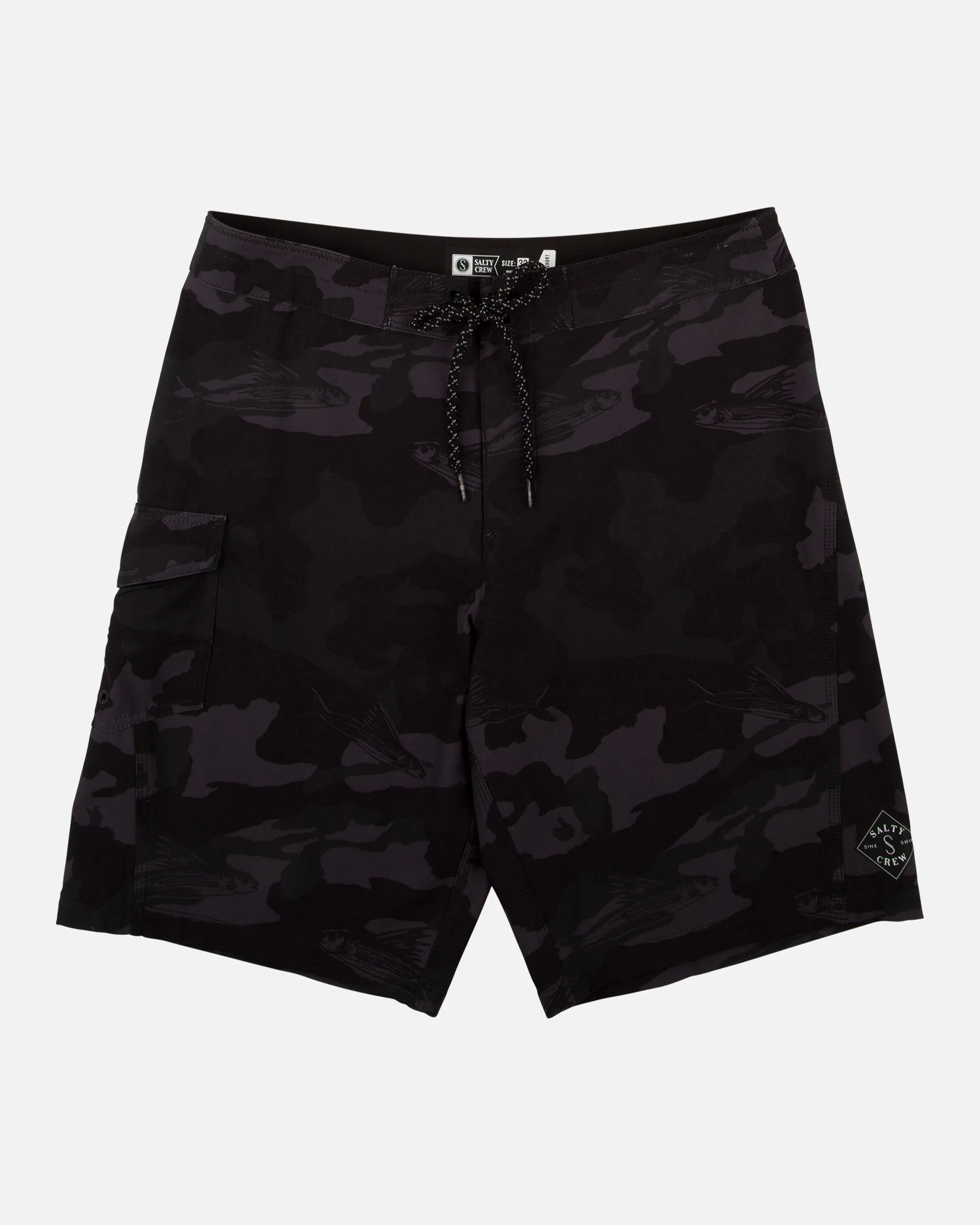 Lowtide Black Camo Boardshort