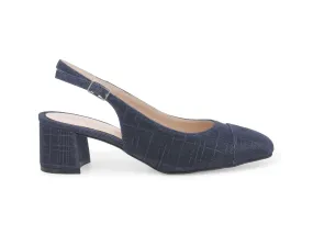 Melluso Slingback Elegante per Cerimonia Tomaia Tessuto