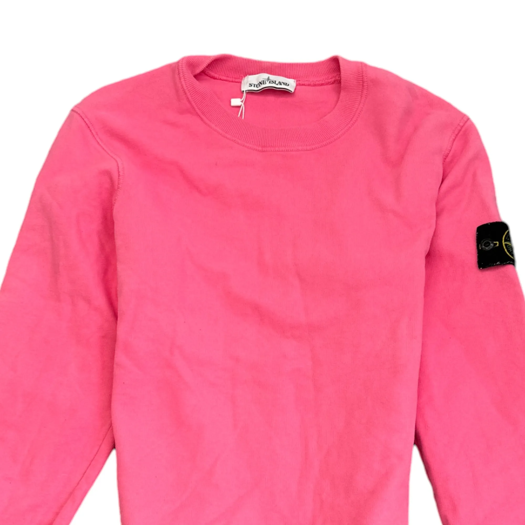 Men's Applique Logo Sweatshirt Pink Size S