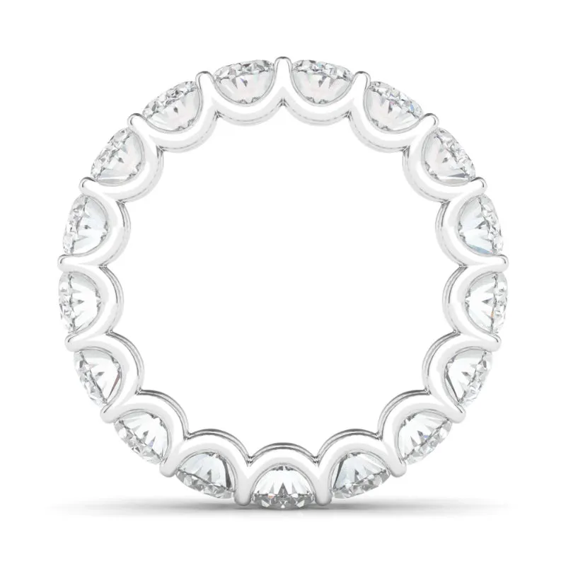 Petite Oval Cut Diamond Eternity Band