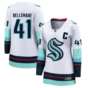 Pierre-Edouard Bellemare Seattle Kraken Fanatics Branded Women's Away Breakaway Jersey - White