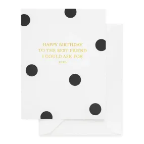 SUGAR PAPER | Best Friend Birthday Card