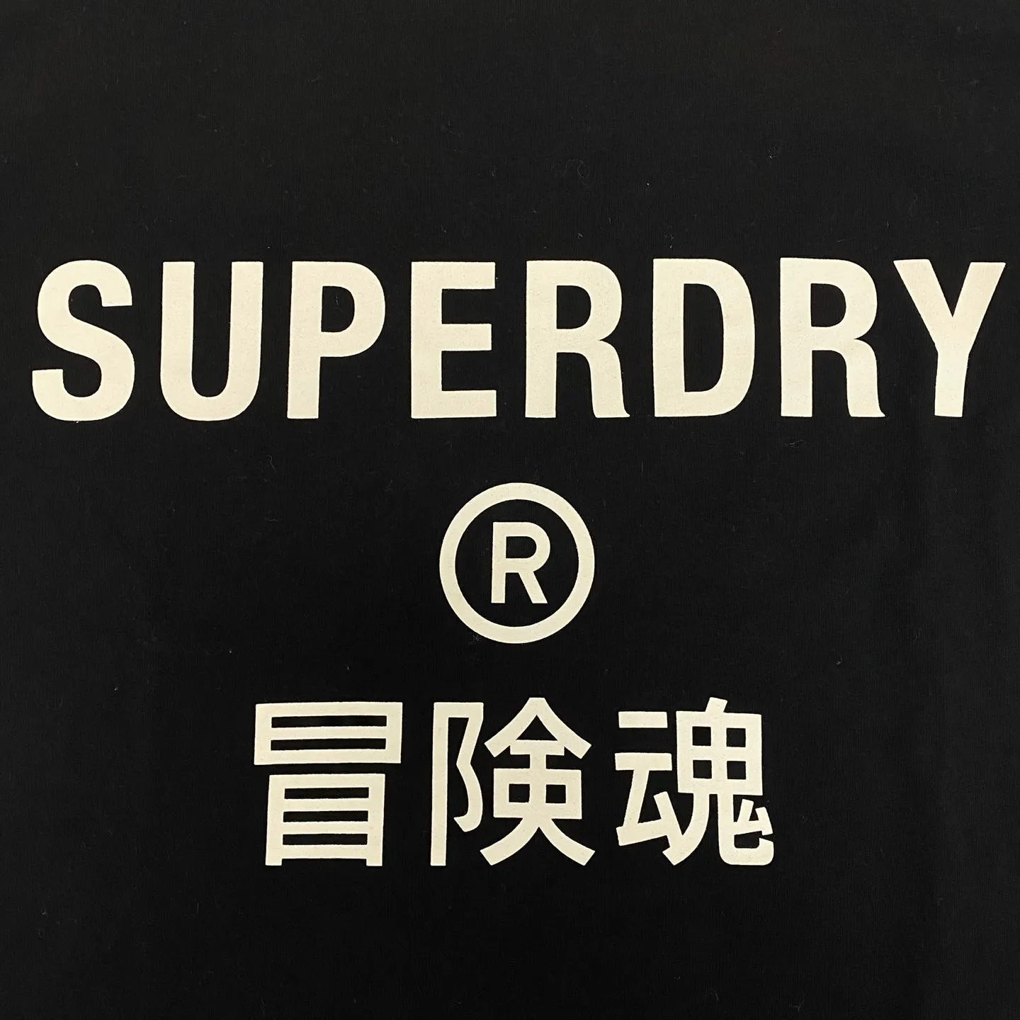 SUPERDRY Code Core Sport Graphic T-Shirt - BLACK