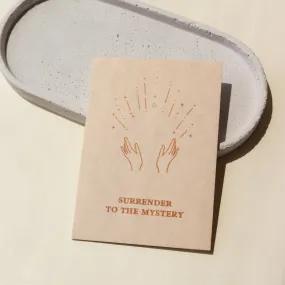 Surrender to the Mystery Mini Card