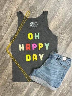 TANK {OH HAPPY DAY} Char-Black Tank